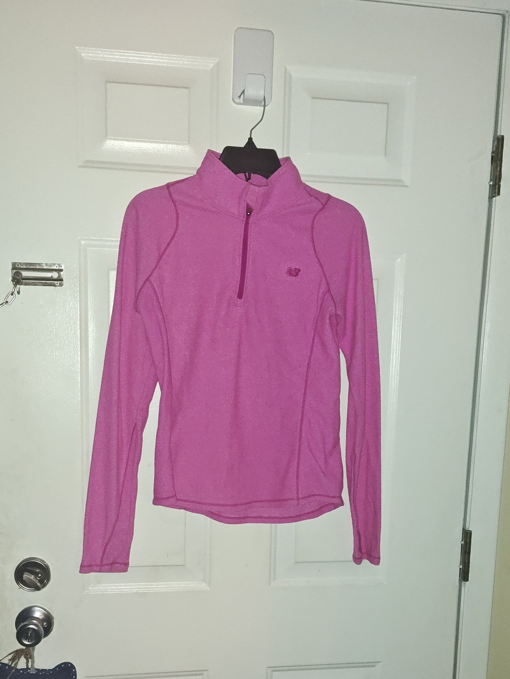 Pink Woman's Pull Over New Balance Zipper Front